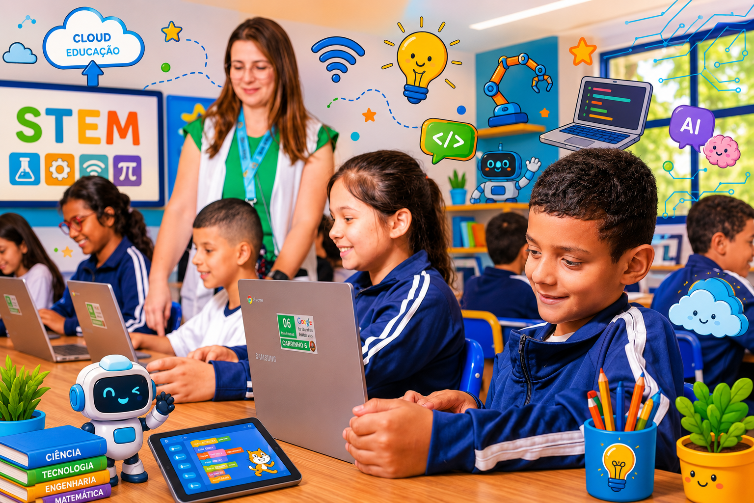 Educação de Barueri fortalece inovação pedagógica com formação em Inteligência Artificial para docentes