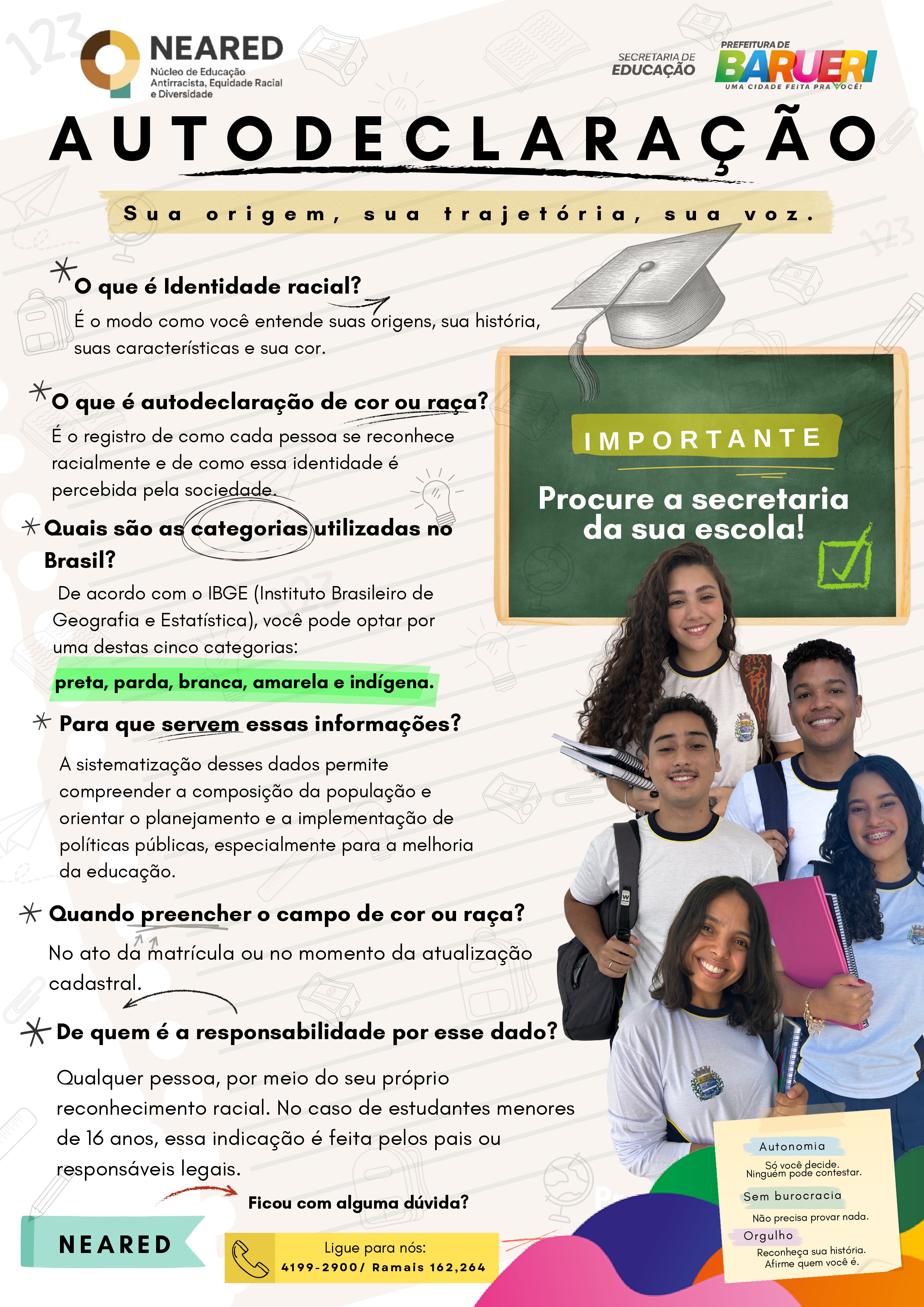 CARTAZ AUTODECLARAÇÃO - 2026